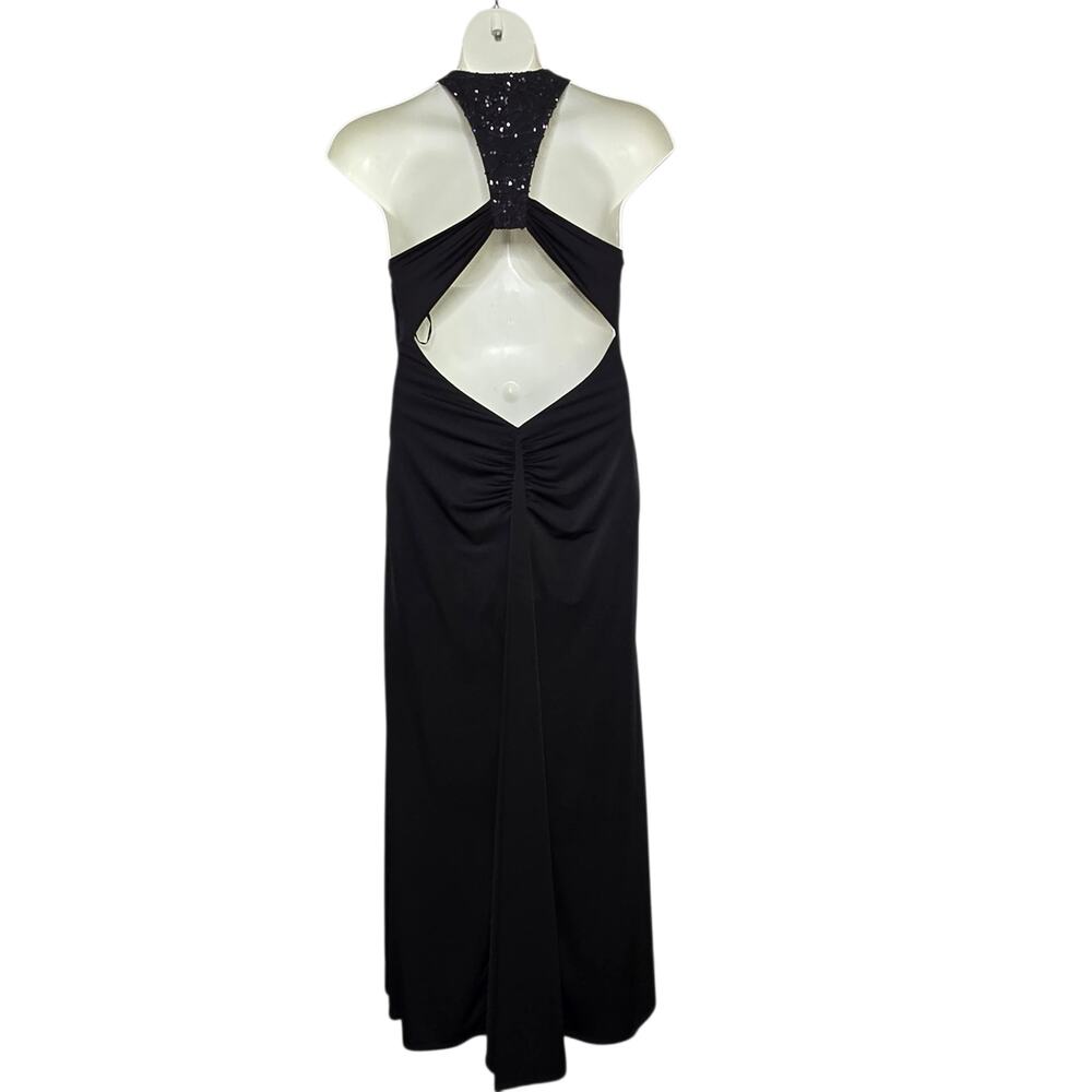 Jessica Mcclintock Gunne Sax Dress Size 11 Y2K Long Black Gown HOCO Prom NOS NEW